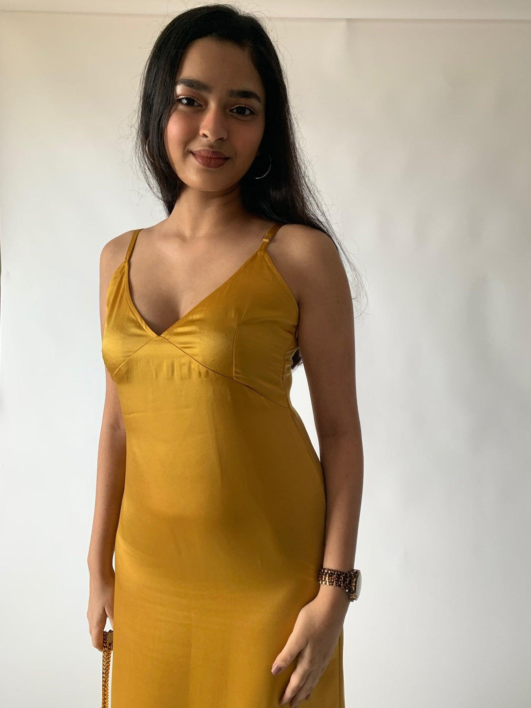 Milano Satin Maxi Dress - SHIVKA