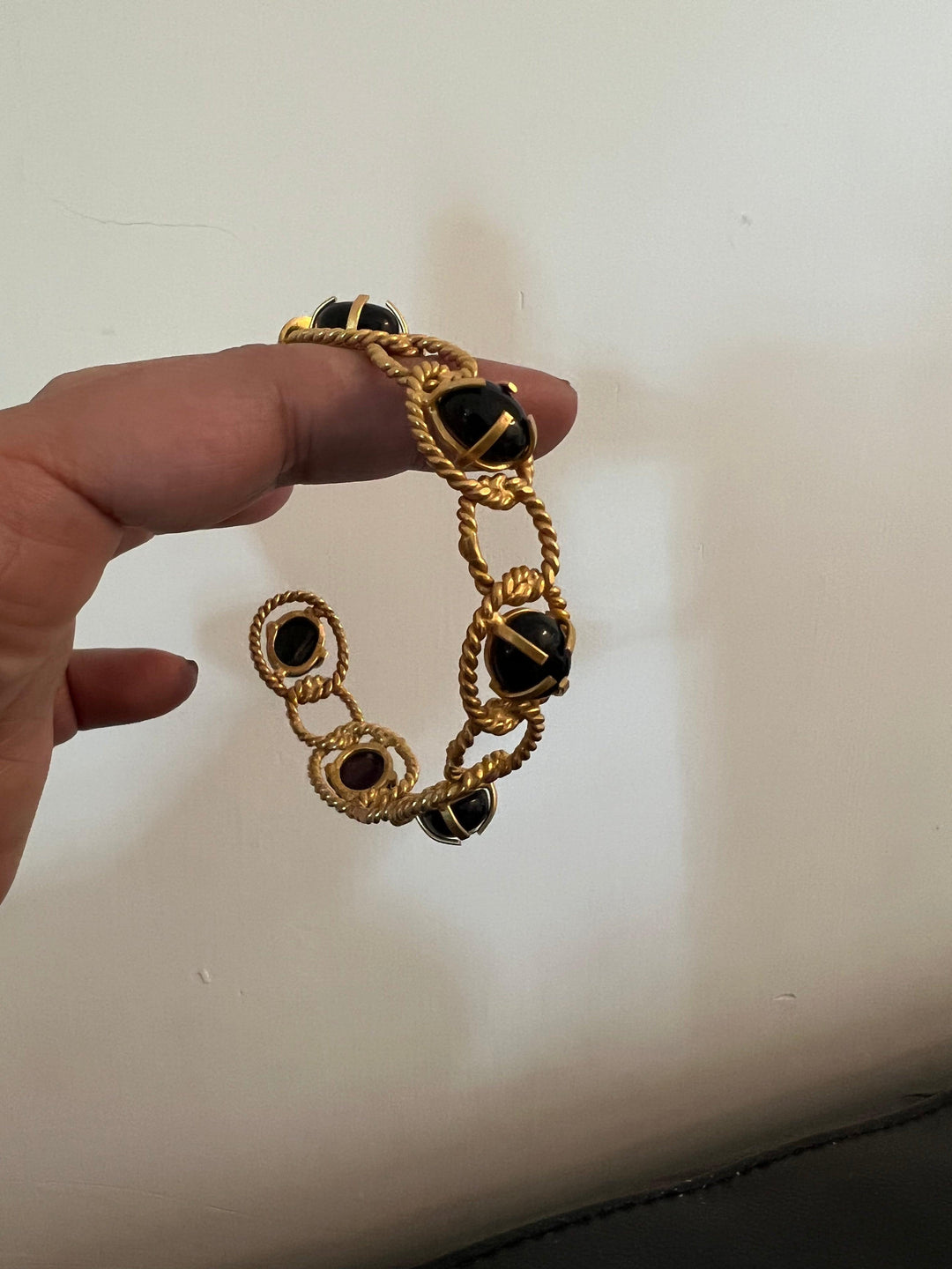 Onyx Designer Hoops - SHIVKA