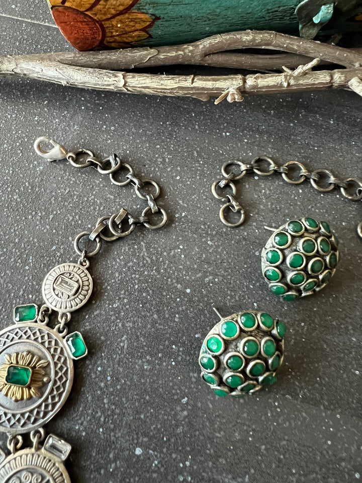 Fusion Necklace with Earrings