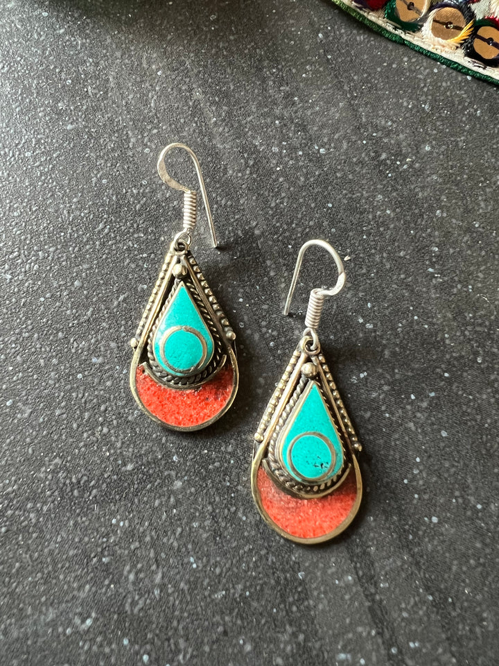 Antique Stones Danglers