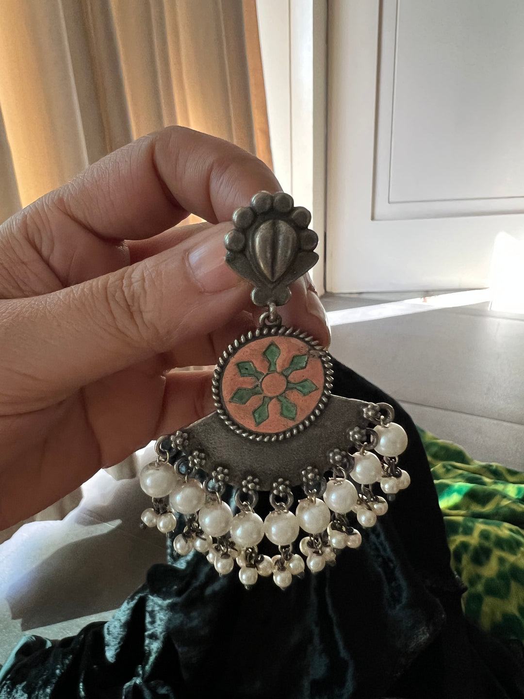 Antique Brass Earrings