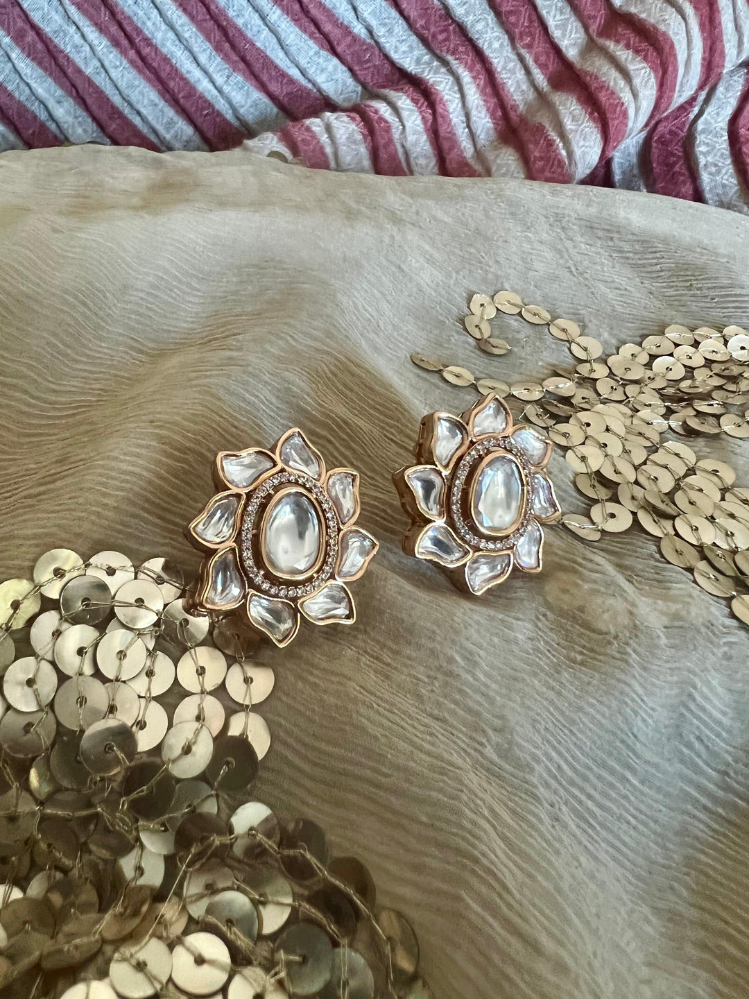 Royal Kundan Studs - SHIVKA