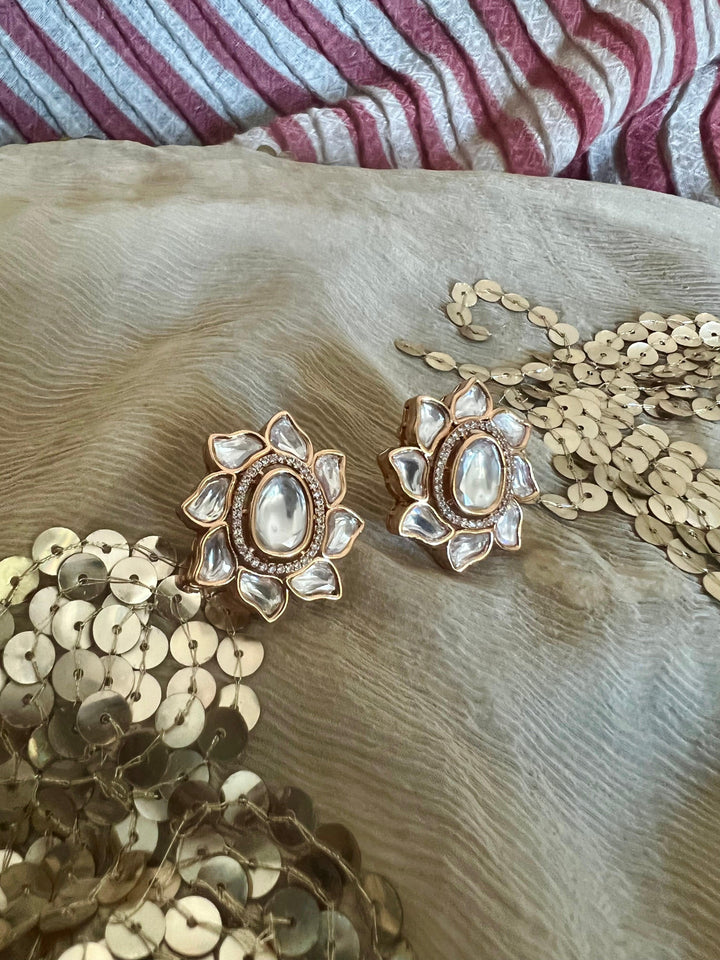 Royal Kundan Studs - SHIVKA