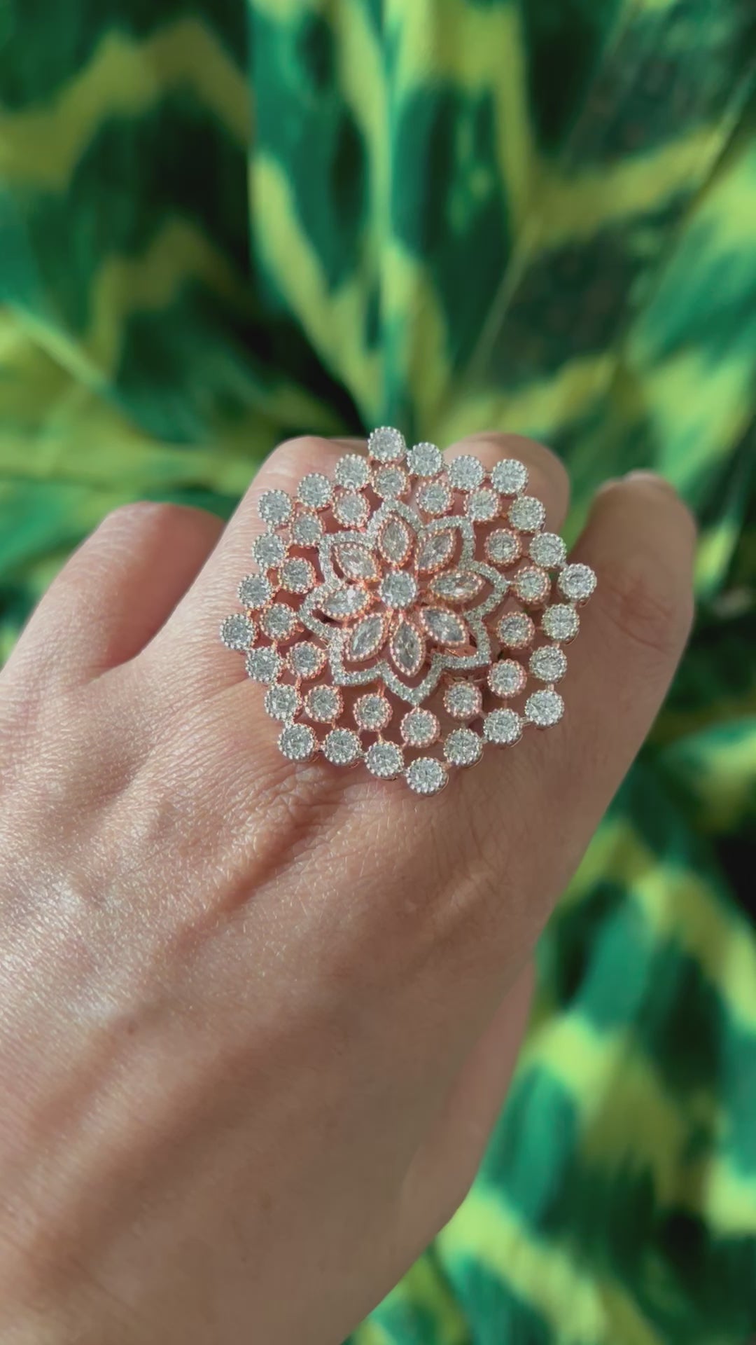 Statement Zirconia Ring