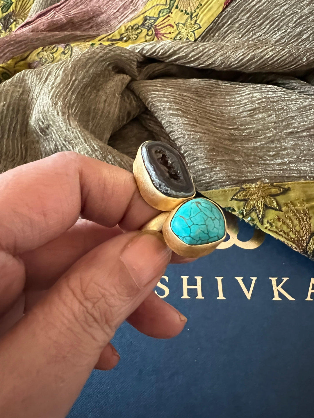 Statement Stone Ring - SHIVKA