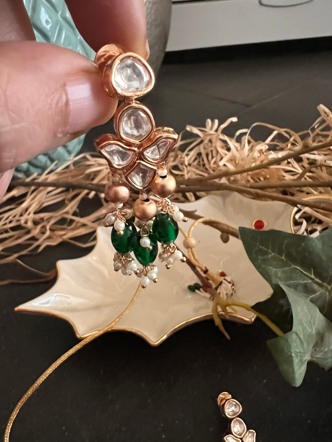 Classic Kundan Choker with Earrings