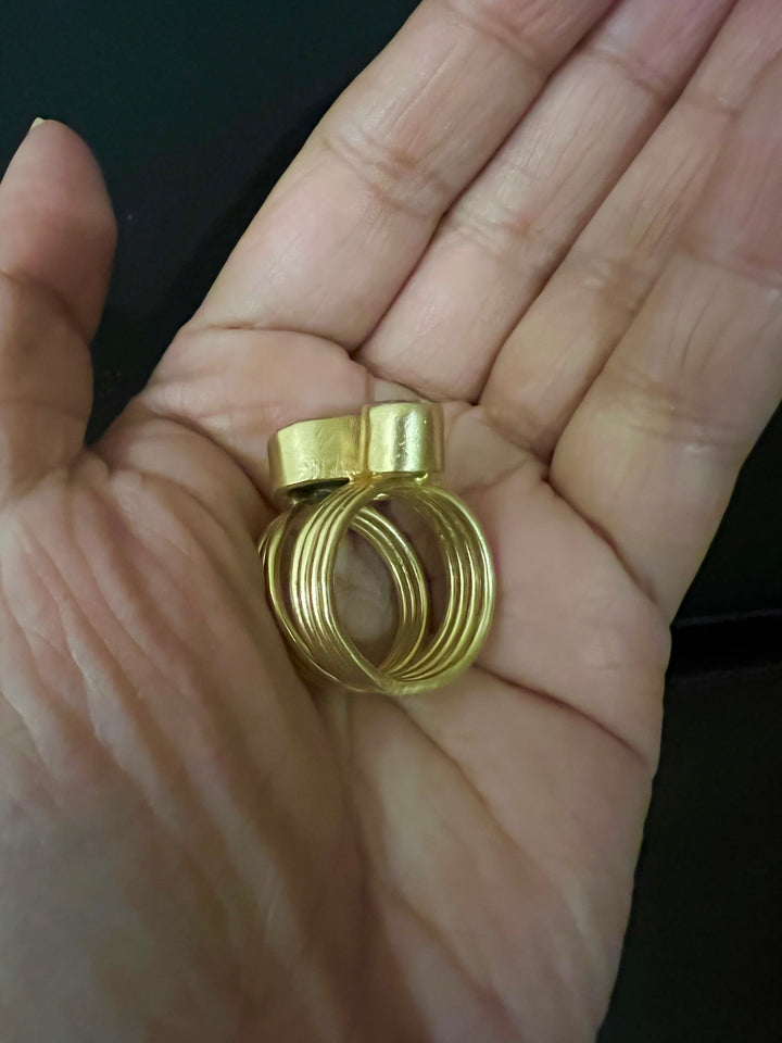 Natural Labradorite Ring