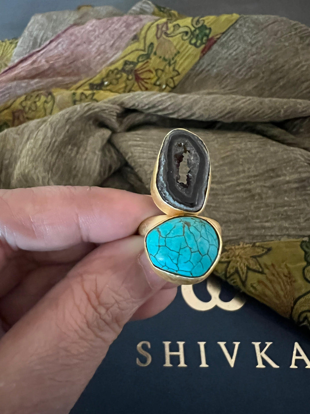 Statement Stone Ring - SHIVKA