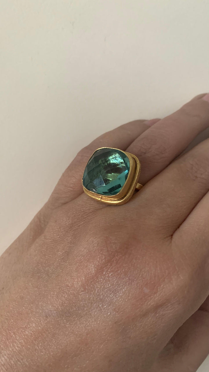Statement Gemstone Ring - SHIVKA