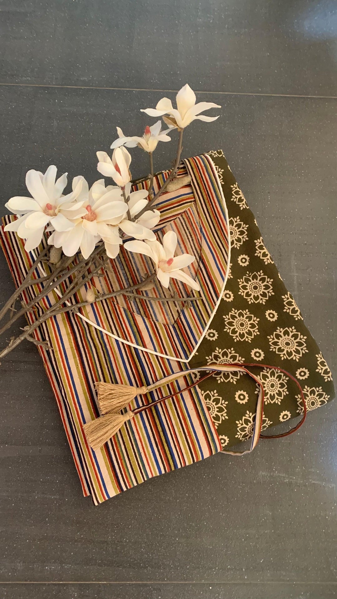 Half n Half Designer Cotton Kaftan - SHIVKA