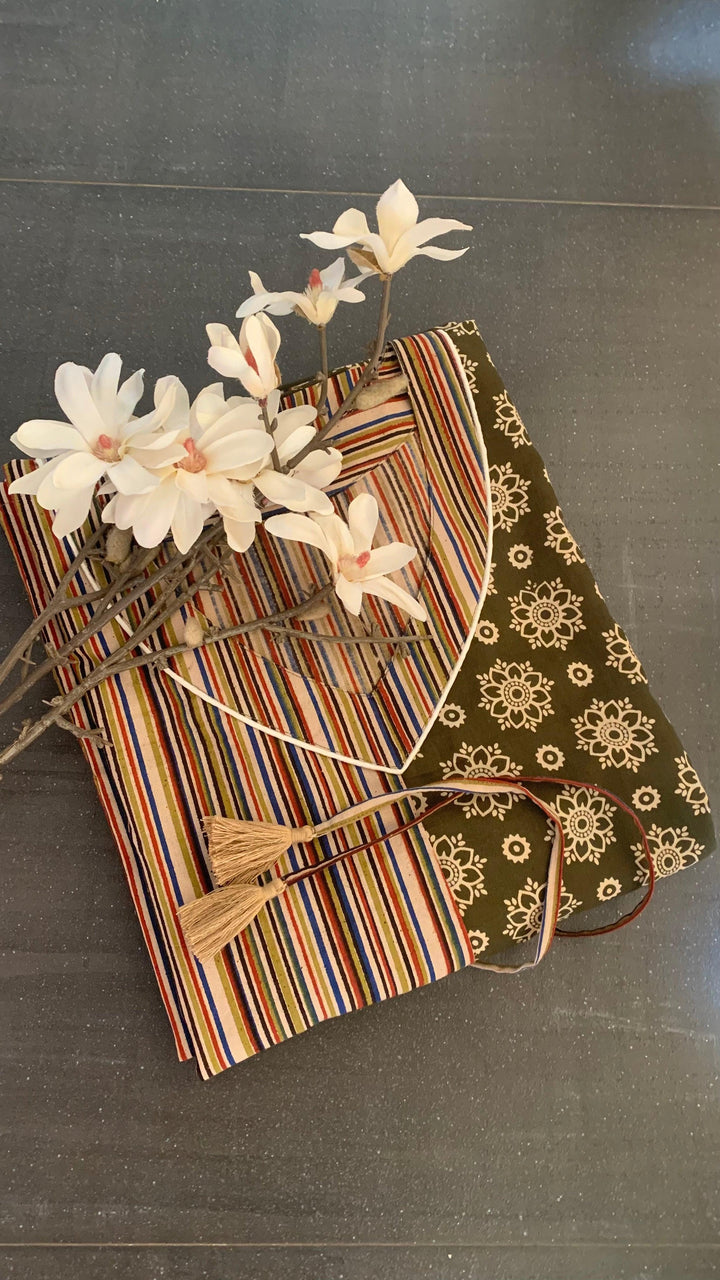 Half n Half Designer Cotton Kaftan - SHIVKA