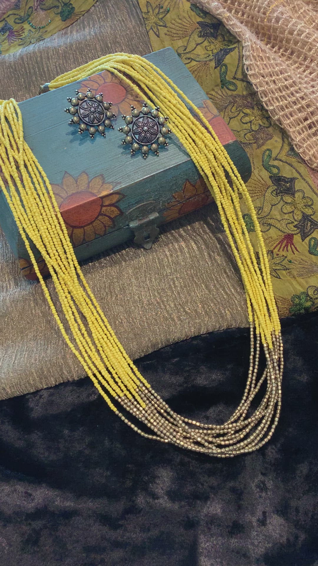 Antique Necklace with Studs