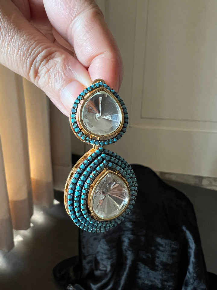 Statement Polki Earrings