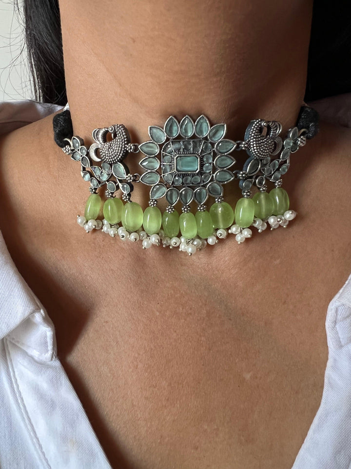 Monalisa Choker with Earrings - SHIVKA
