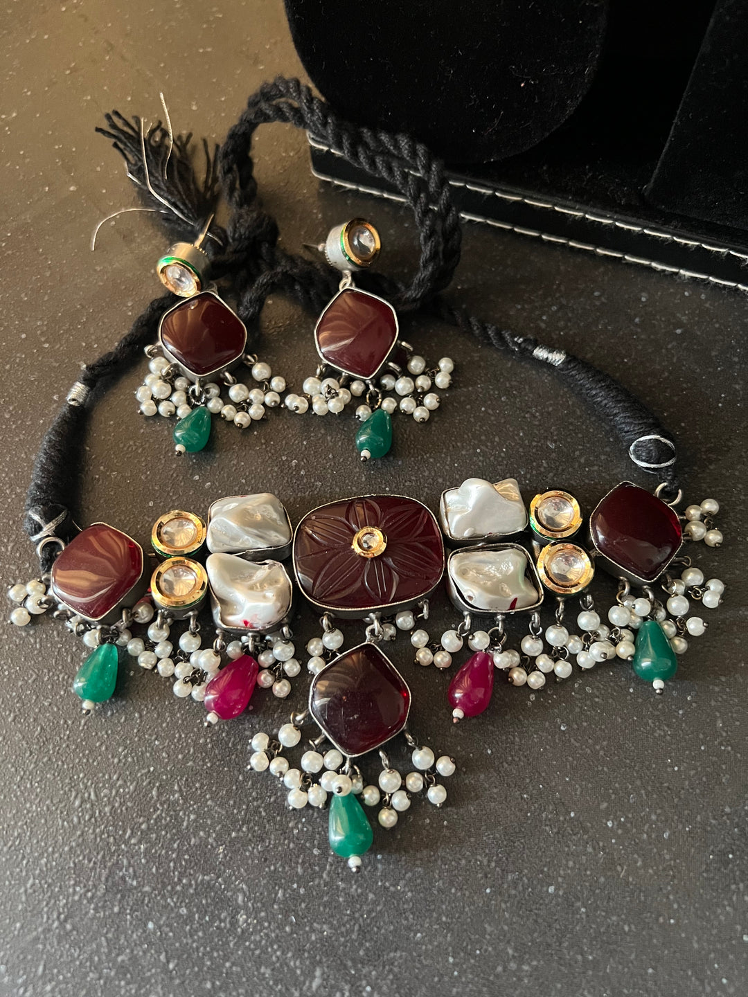 Fusion Necklace with Earrings