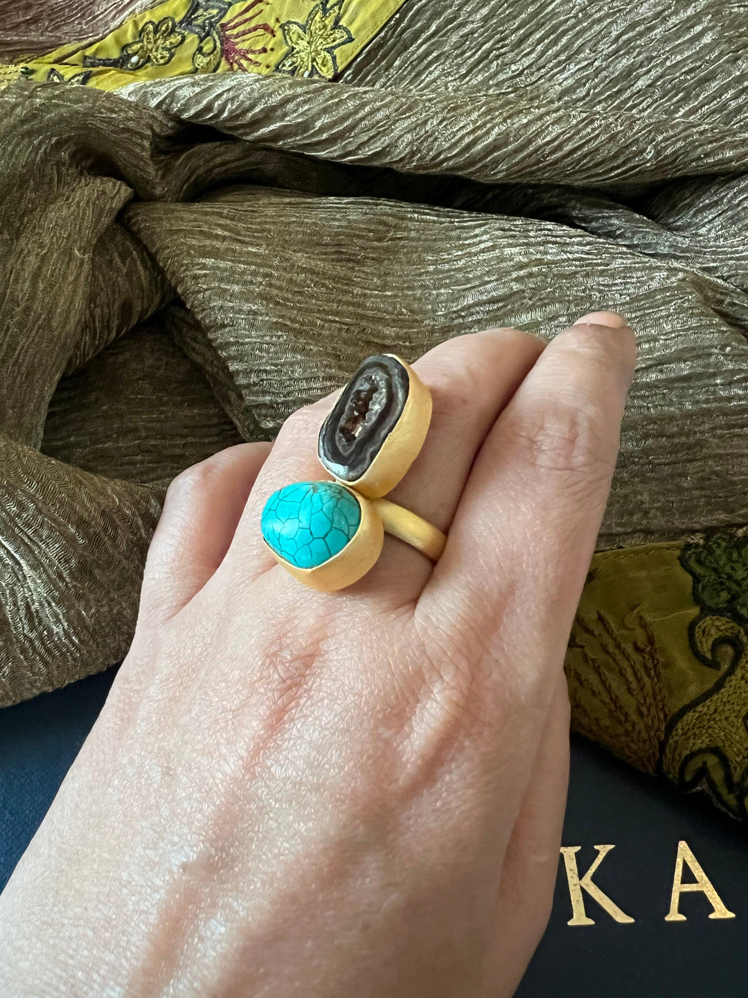 Statement Stone Ring - SHIVKA
