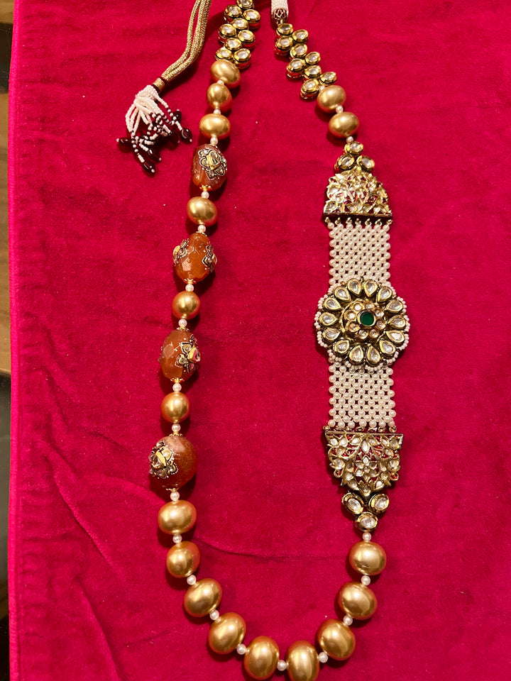 SHIVKA Designer Tanjore Artwork Necklace