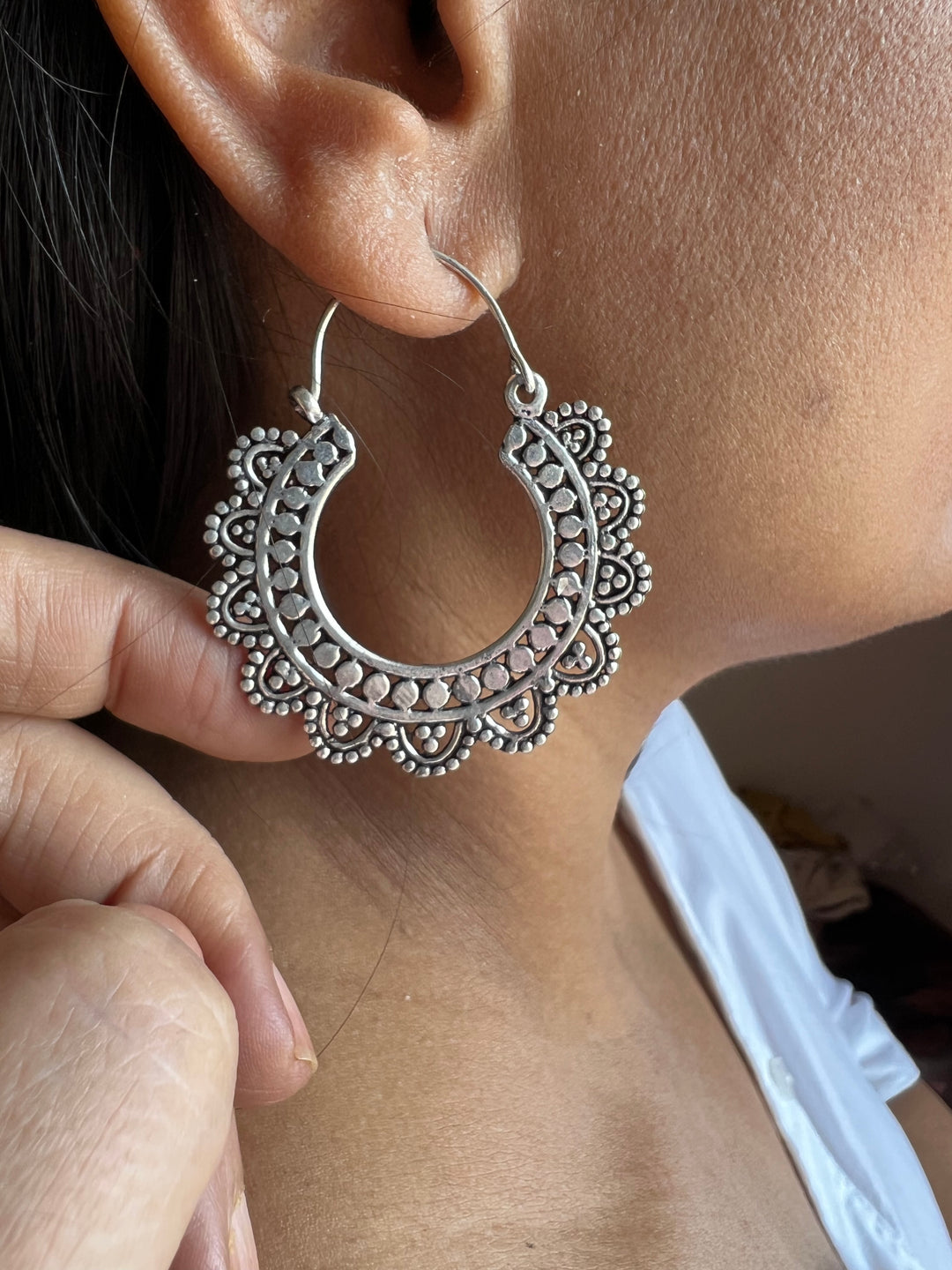 Brass Earrings- Set of Two