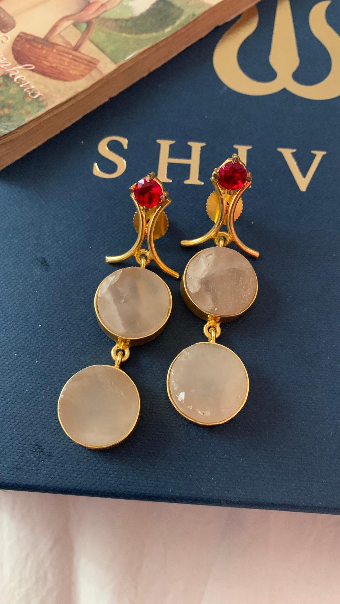 Pretty Stone Earrings - SHIVKA