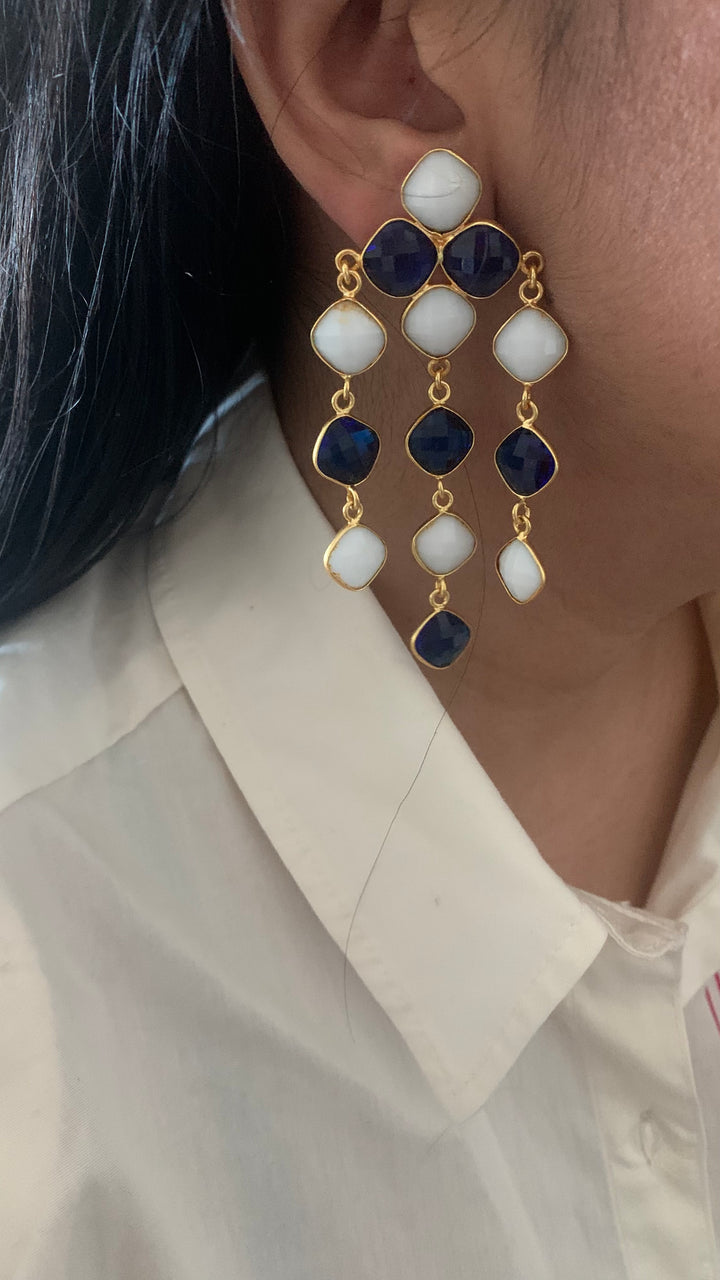 Statement Gemstones Earrings