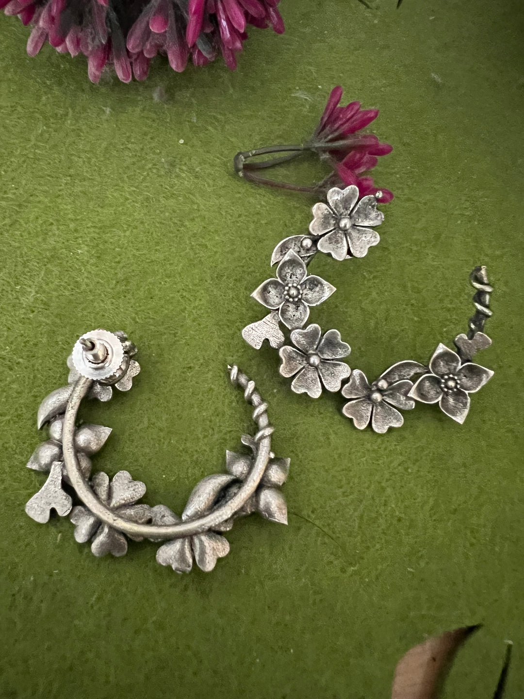 Hoop Style Stud Earrings