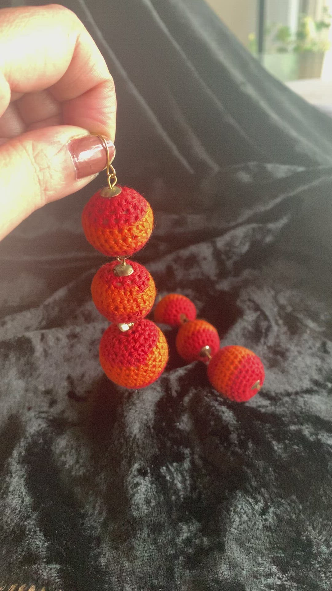 Stylish Crochet Long Danglers