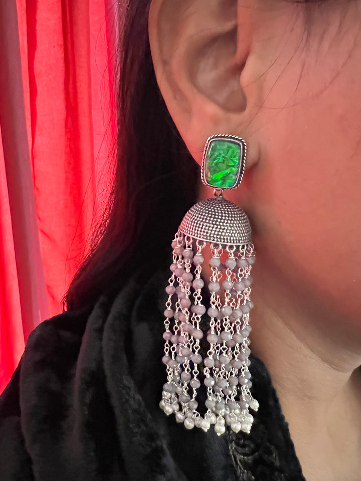 Beautiful Tasseled Long Danglers