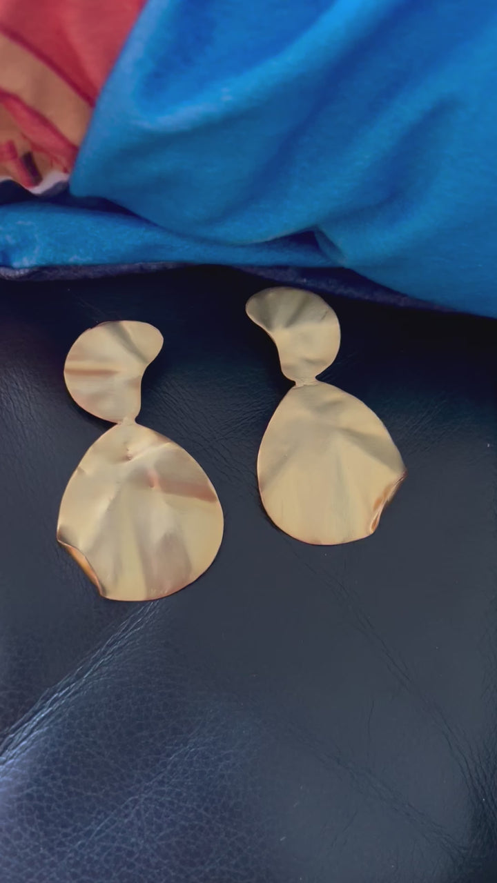 Hammered Brass Studs