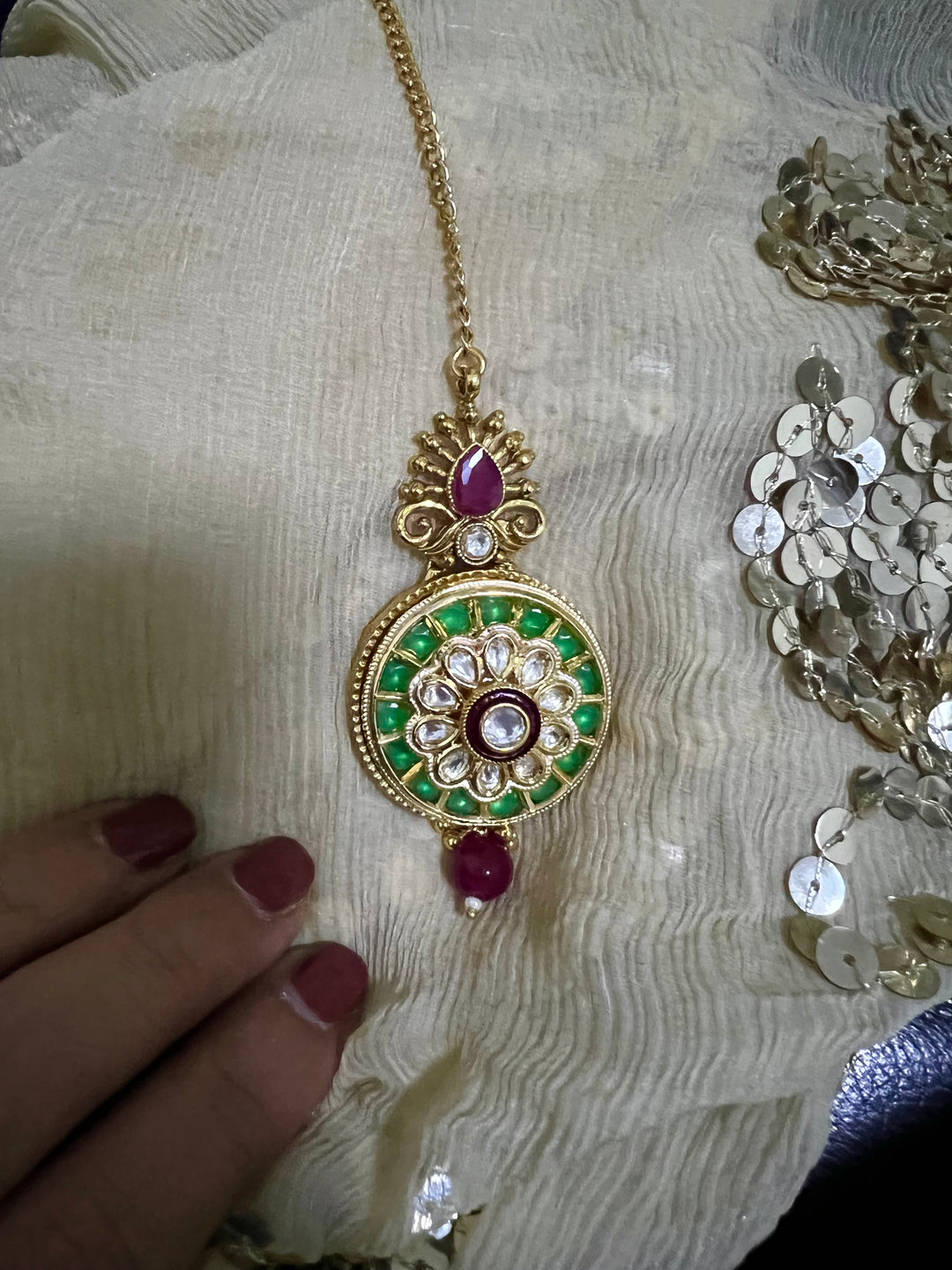 Bridal Kundan Maangtikka