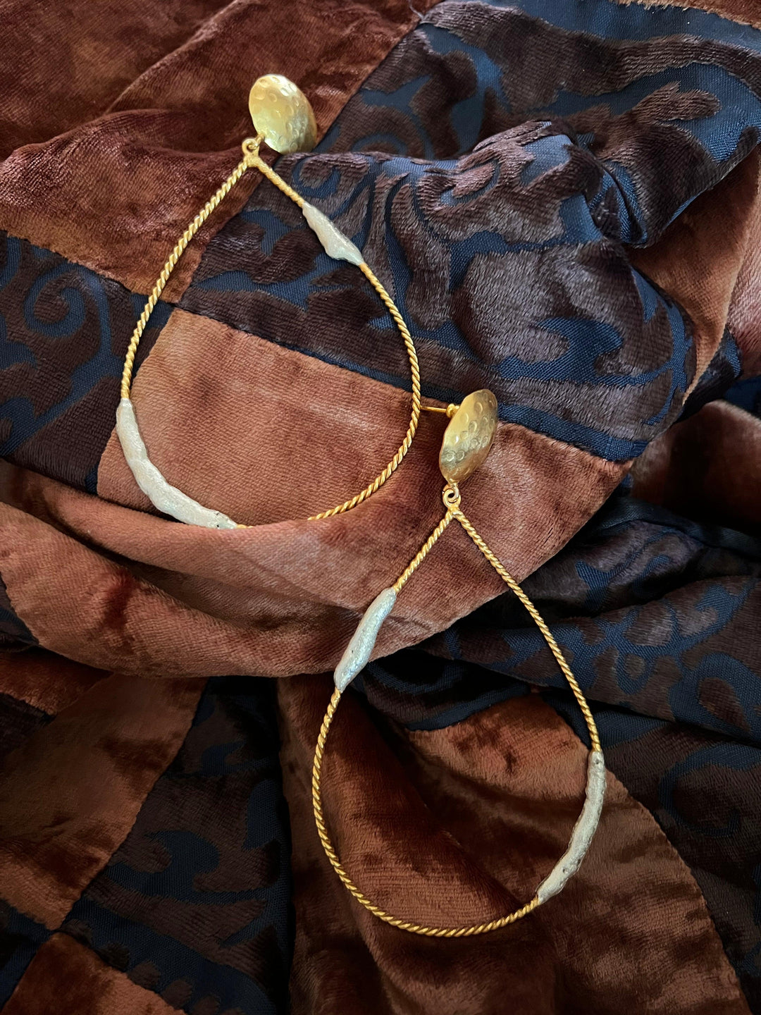 Statement Designer Long Danglers - SHIVKA