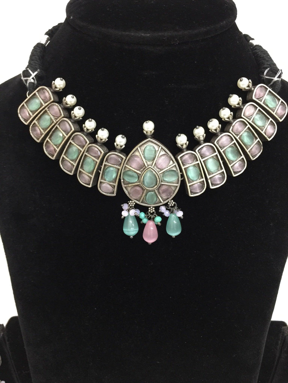 Statement Necklace with Earrings - SHIVKA