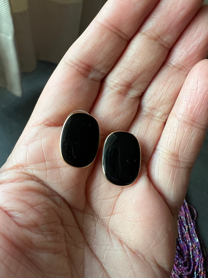 Beaded Necklace with Studs