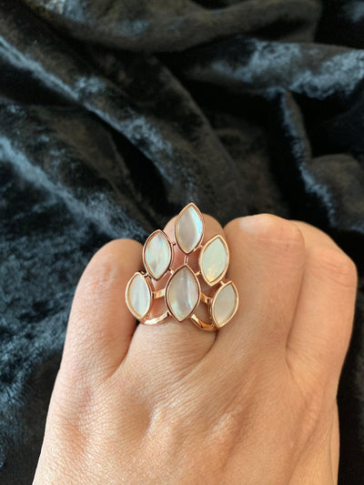 Mother of Pearl Chic Ring - SHIVKA