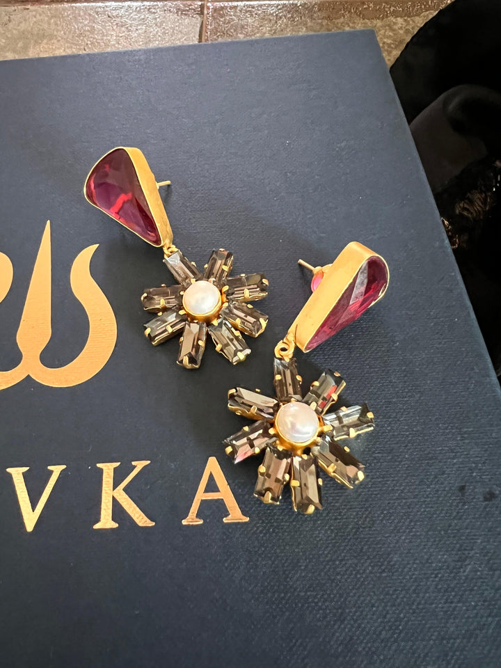 Swarovski Pearl Earrings - SHIVKA