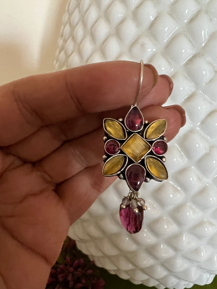 Pink Hydro Drop Earrings