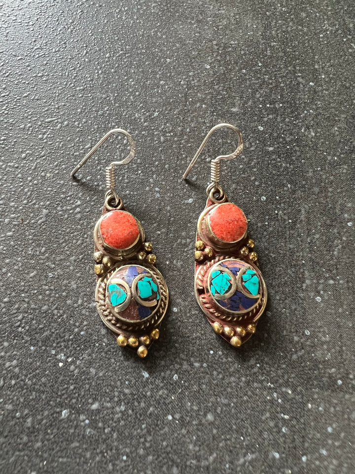 Antique Stones Danglers