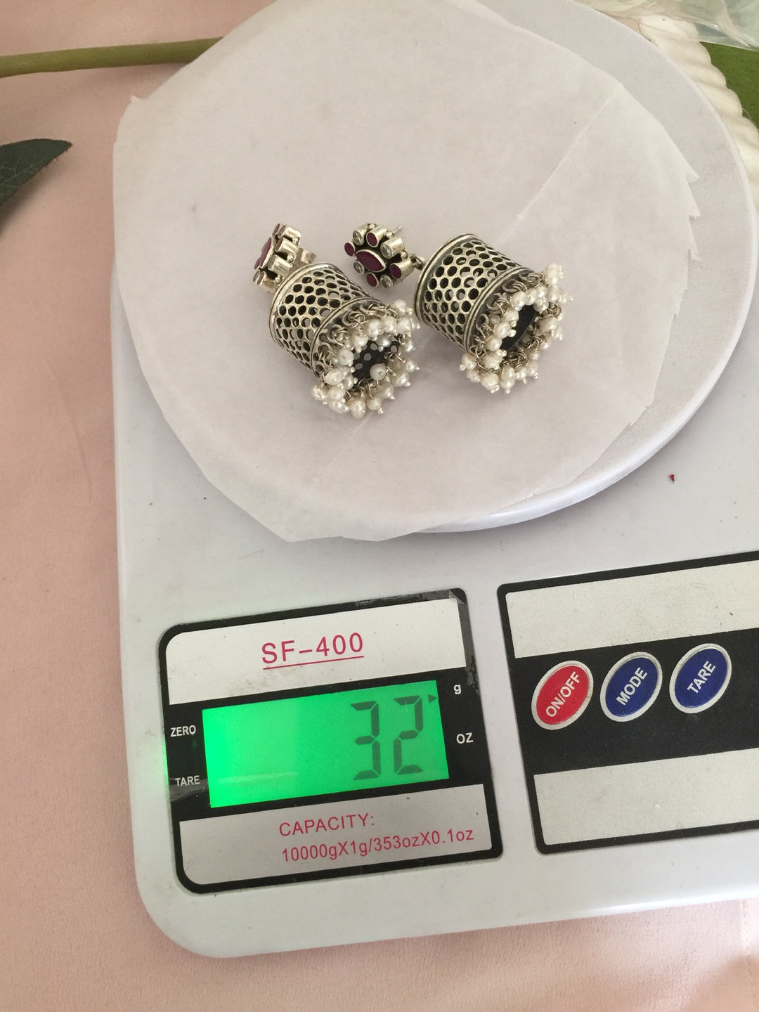 Scintillating Pure Silver 925 Earrings