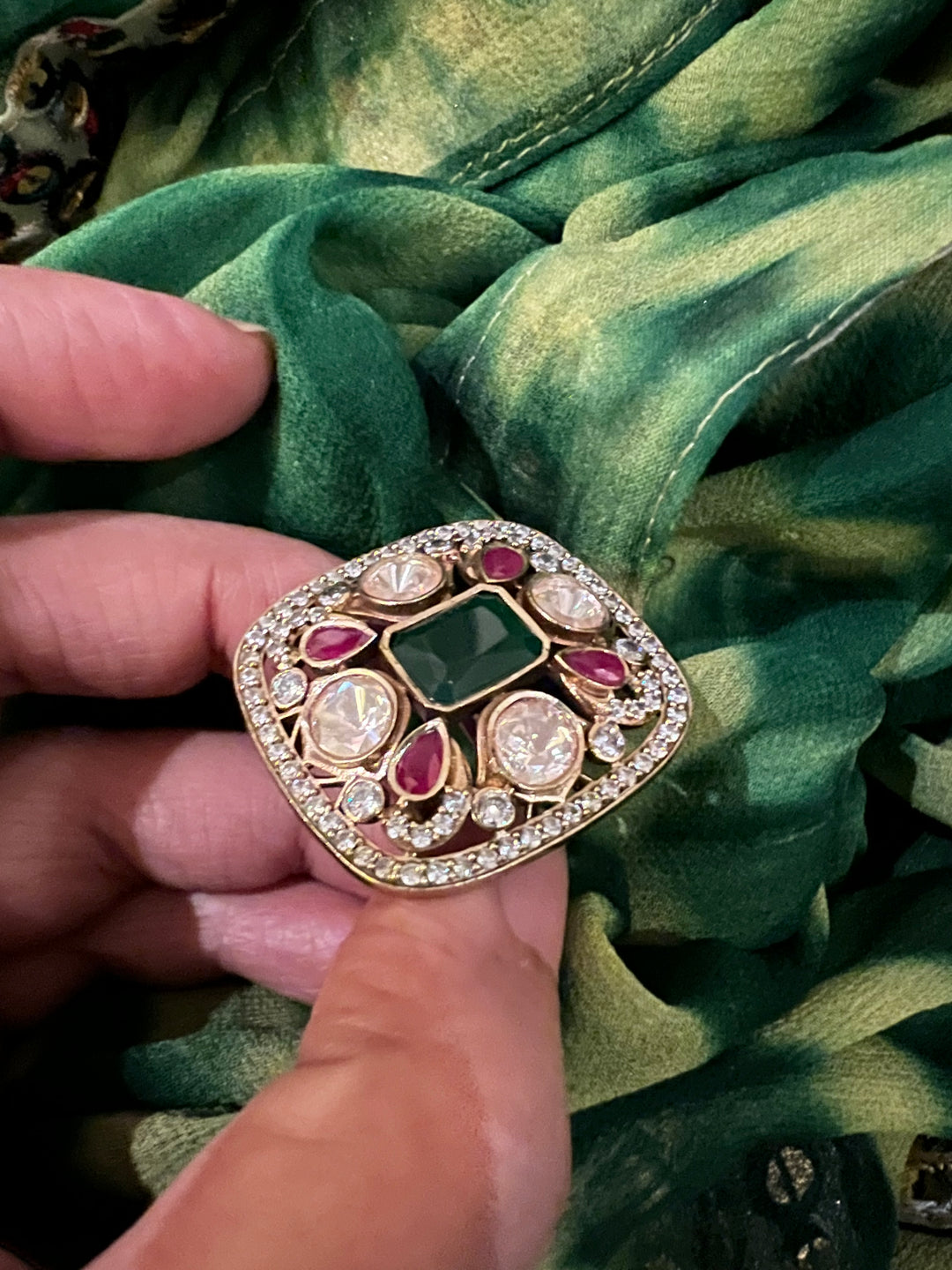 Gorgeous Vintage Kundan Ring