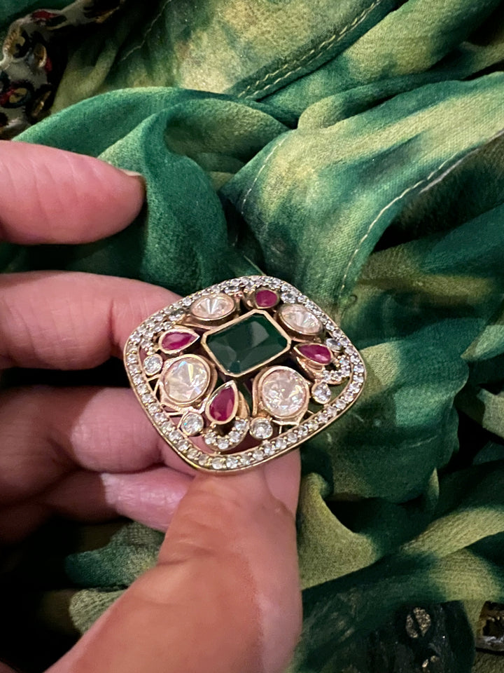 Gorgeous Vintage Kundan Ring
