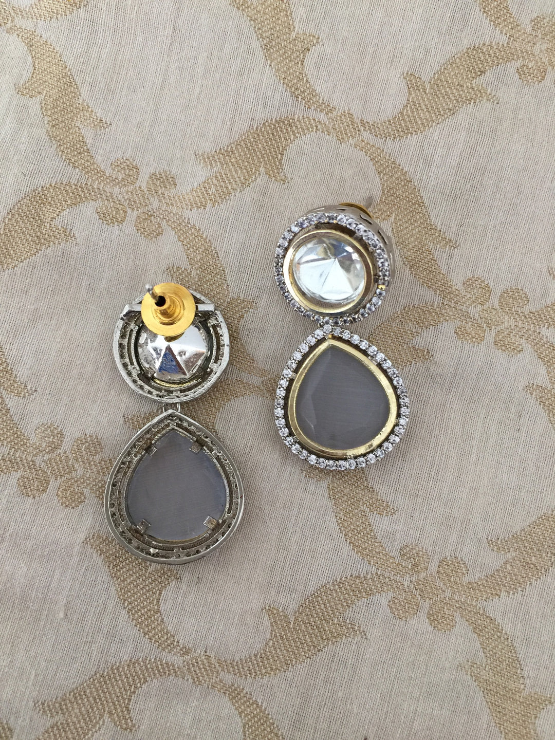 Victorian Kundan Necklace with Earrings