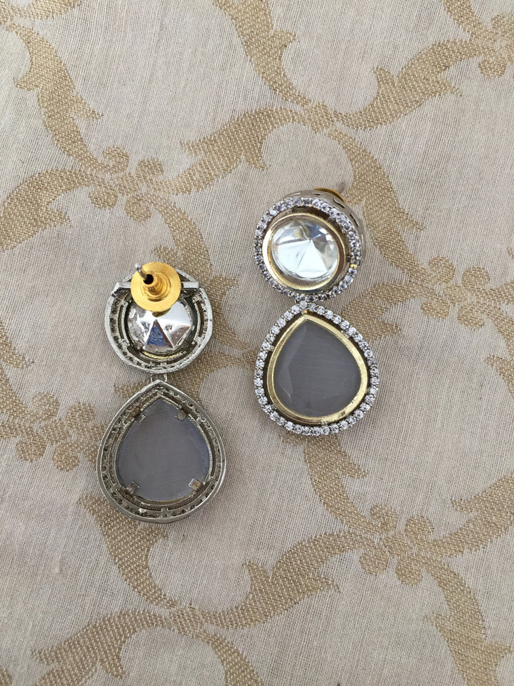 Victorian Kundan Necklace with Earrings