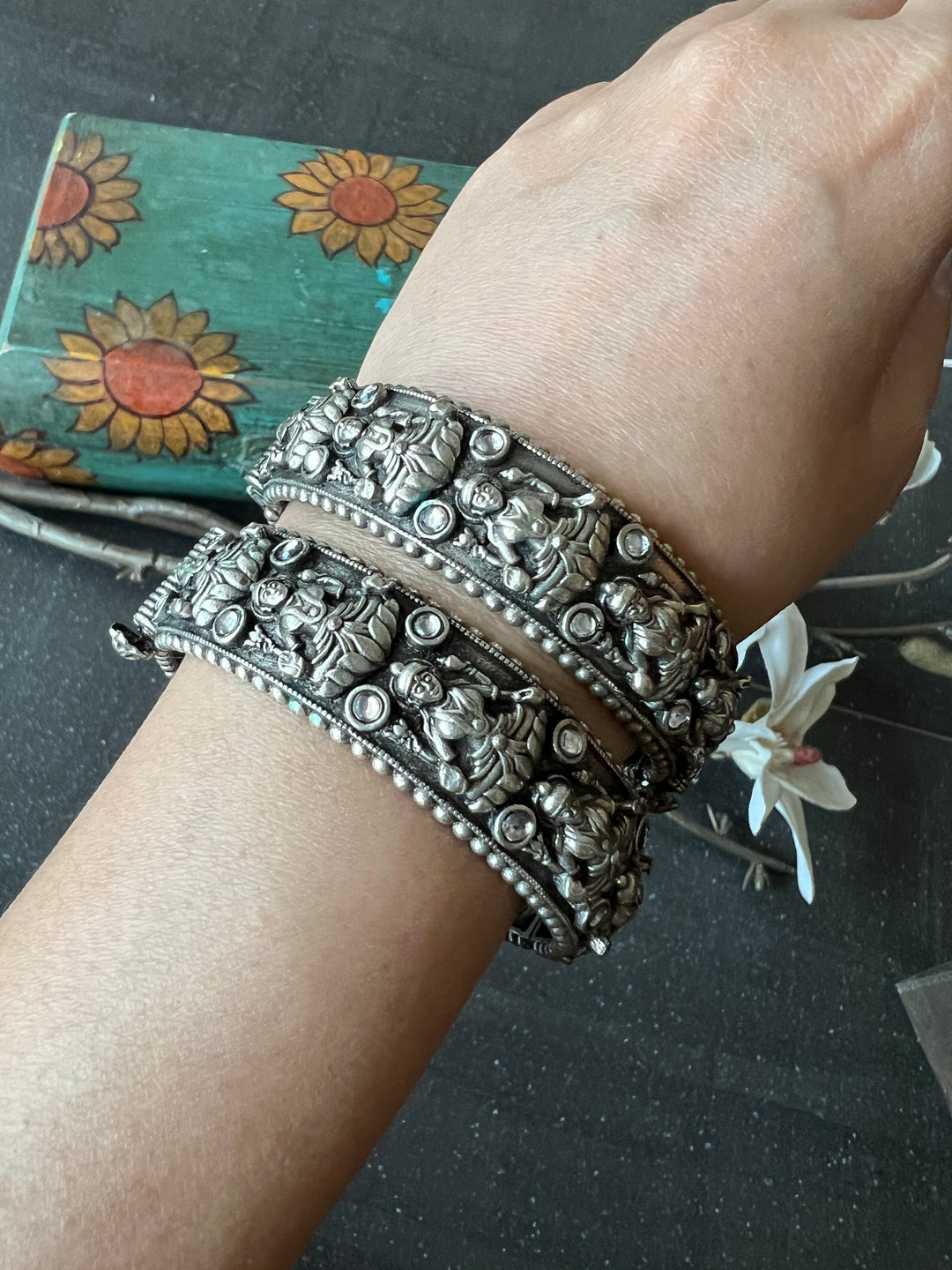 Antique Kadas- Set of Two