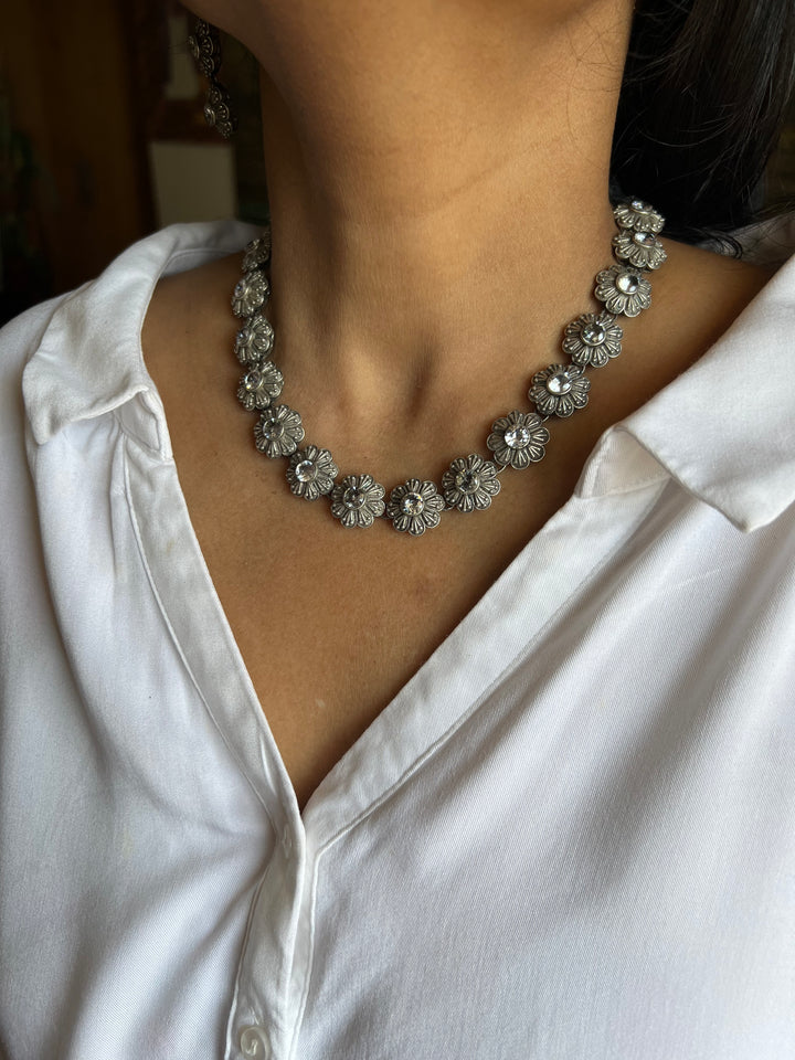 Vintage Necklace with Earrings