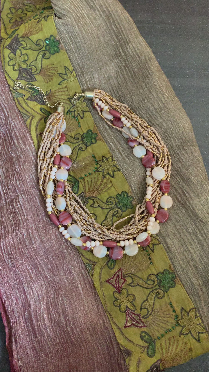 Statement Beaded Necklace