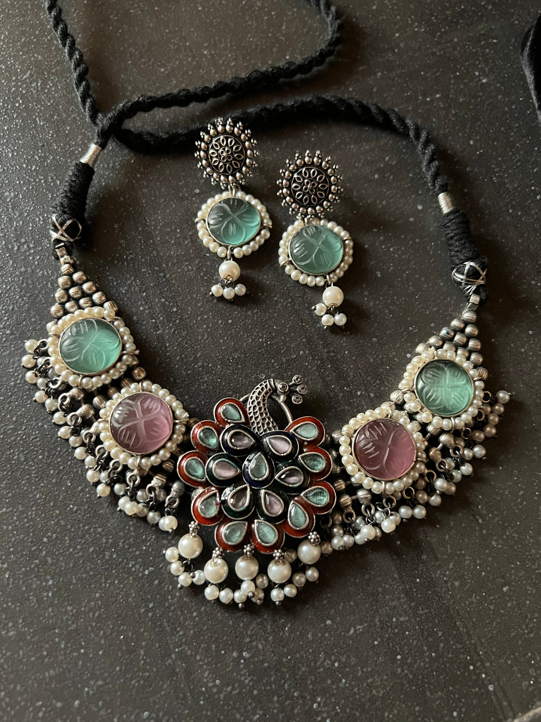 Fusion Necklace with Earrings