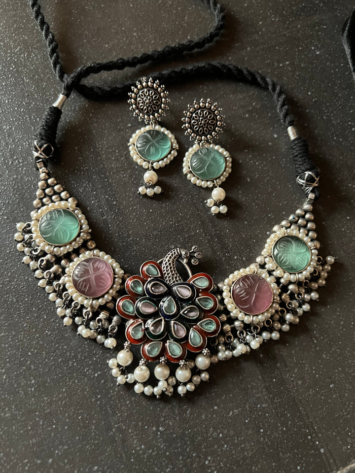 Fusion Necklace with Earrings