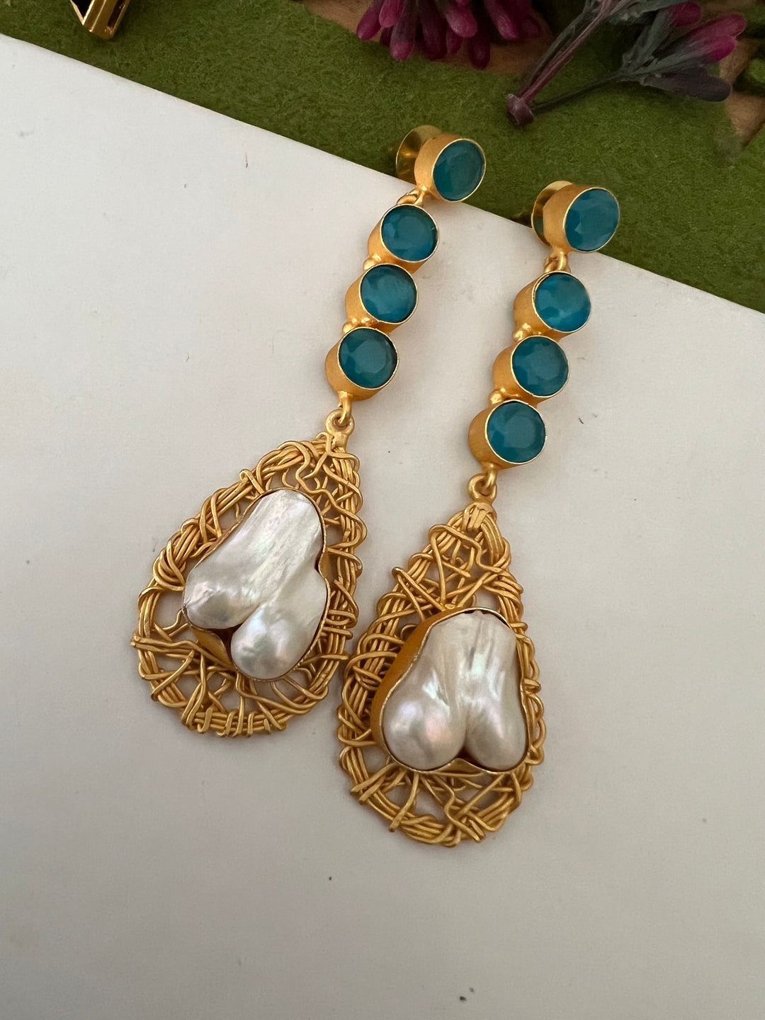 Designer Baroque Long Danglers