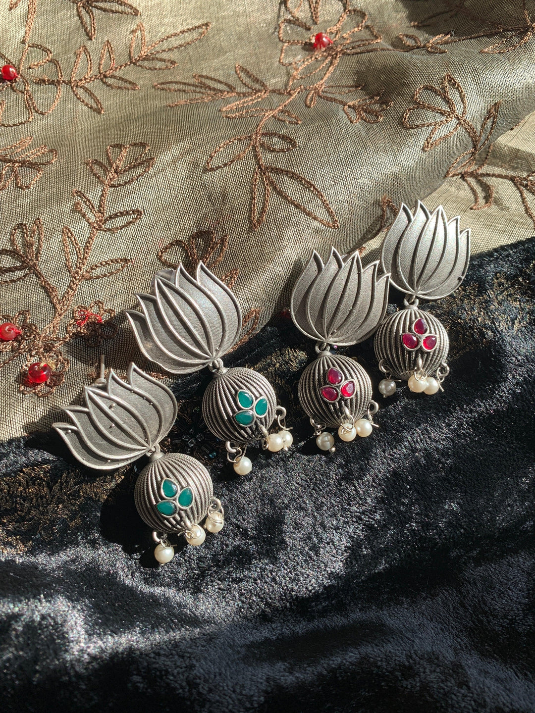 Lotus Earrings - SHIVKA