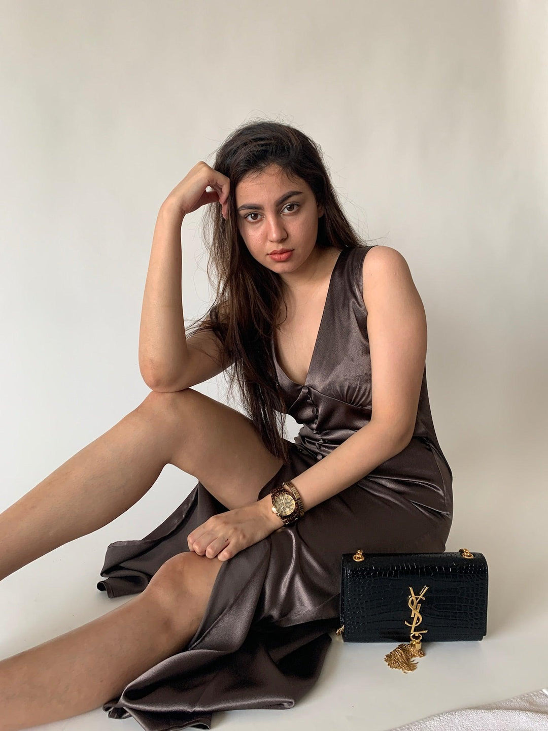 Milano Satin Dress - SHIVKA