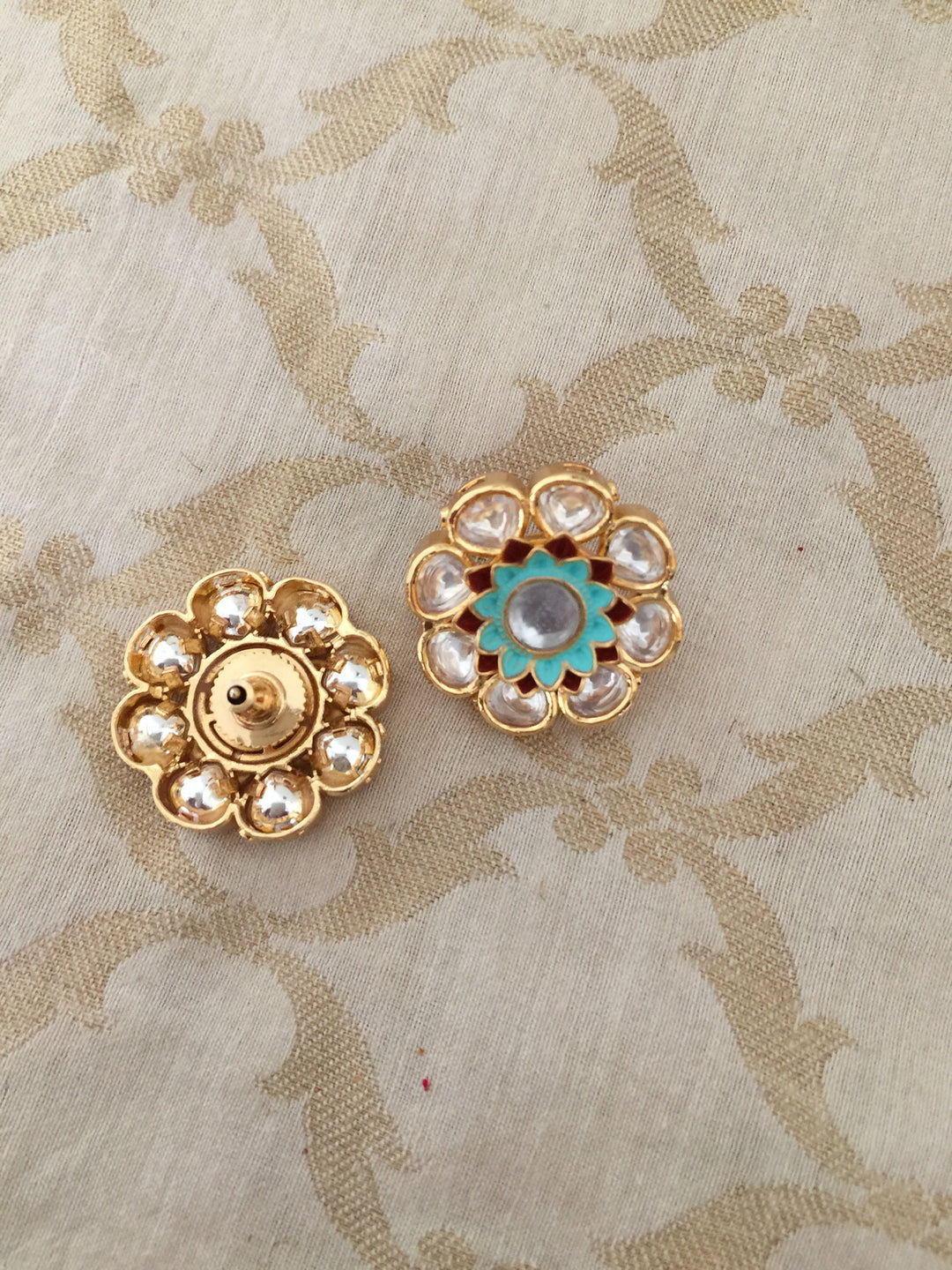 Gorgeous Polki Kundan Choker with Studs